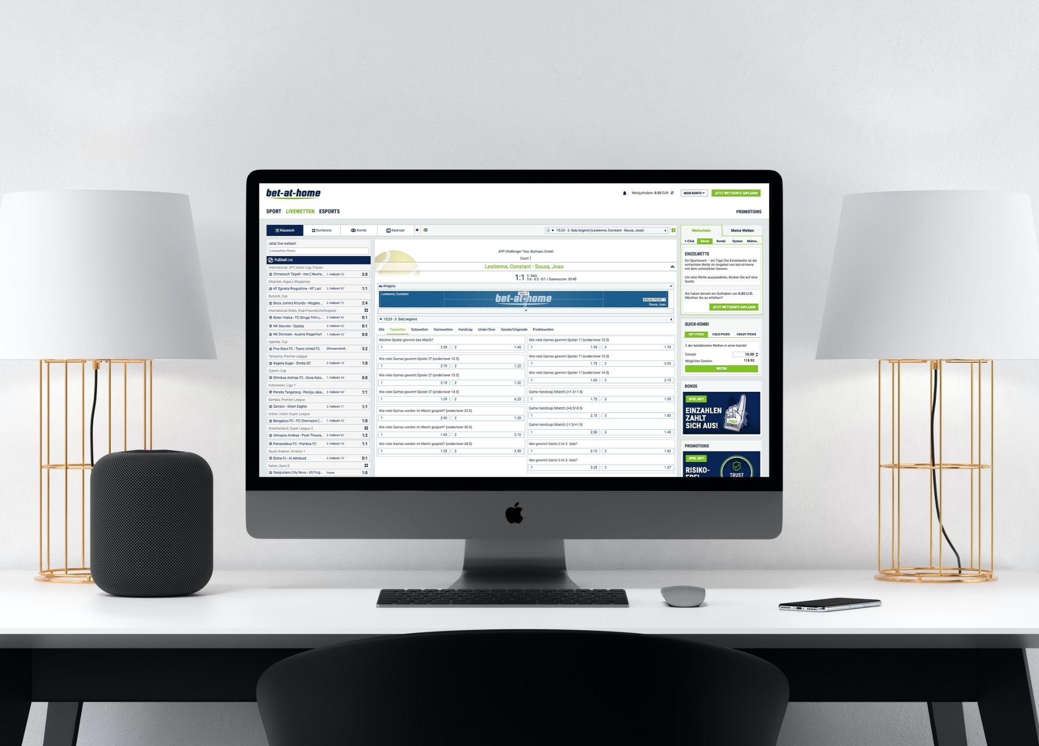 Bet at home Livewetten