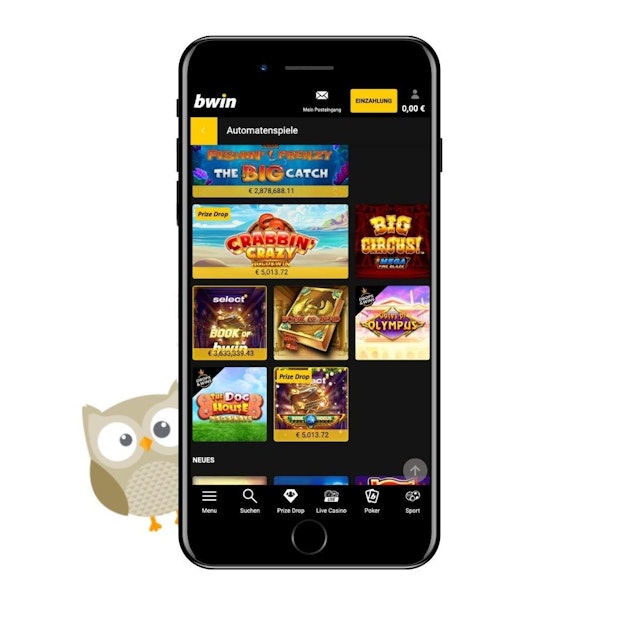 Bwin Casino Mobile Ansicht