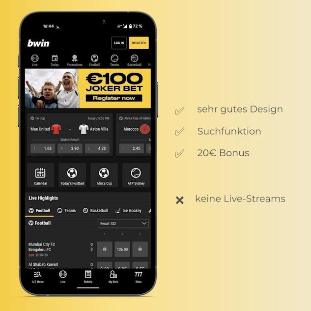 Bwin Fussball Wetten App