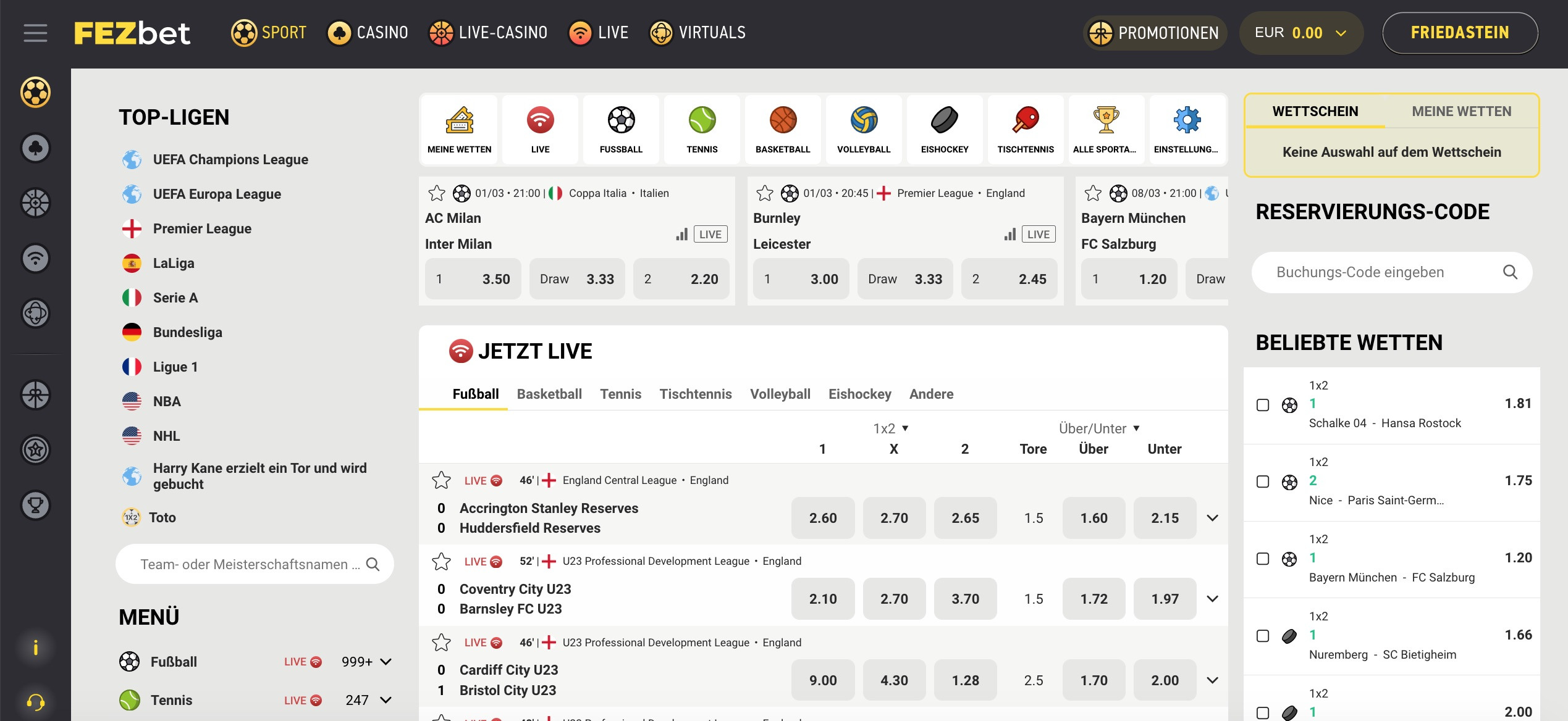FE Zbet Sportwetten