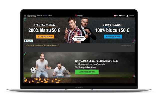 NEO bet Aktionen